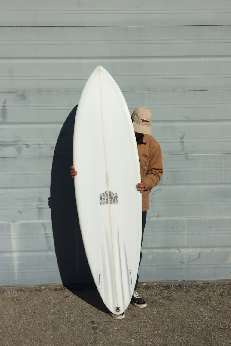 Channel bottom custom surfboard by Central Coast shaper Shea Somma