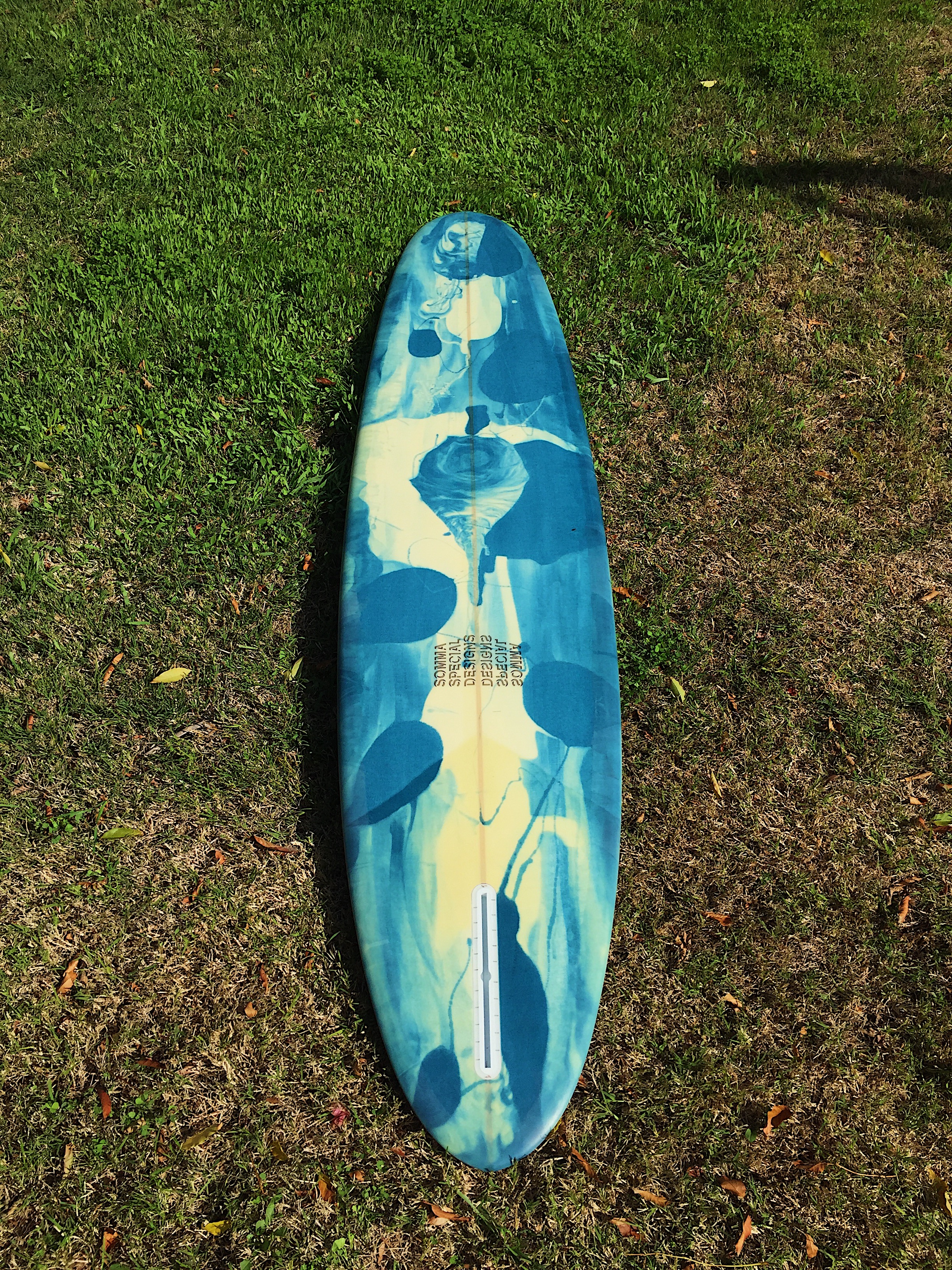 Custom hand shaped Cochon longboard surfboard by shaper Shea Somma