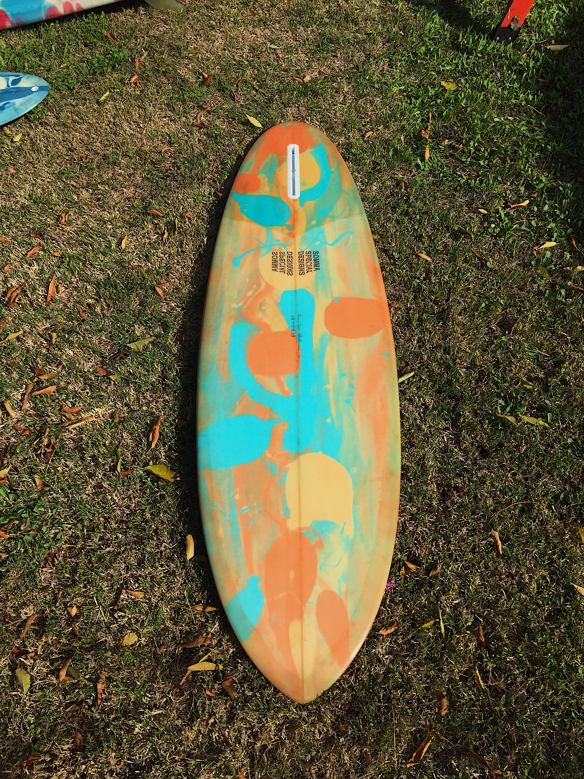 Daydream Hull custom surfboard hand shaped by shaper Shea Somma of San Luis Obispo California, Central Coast
