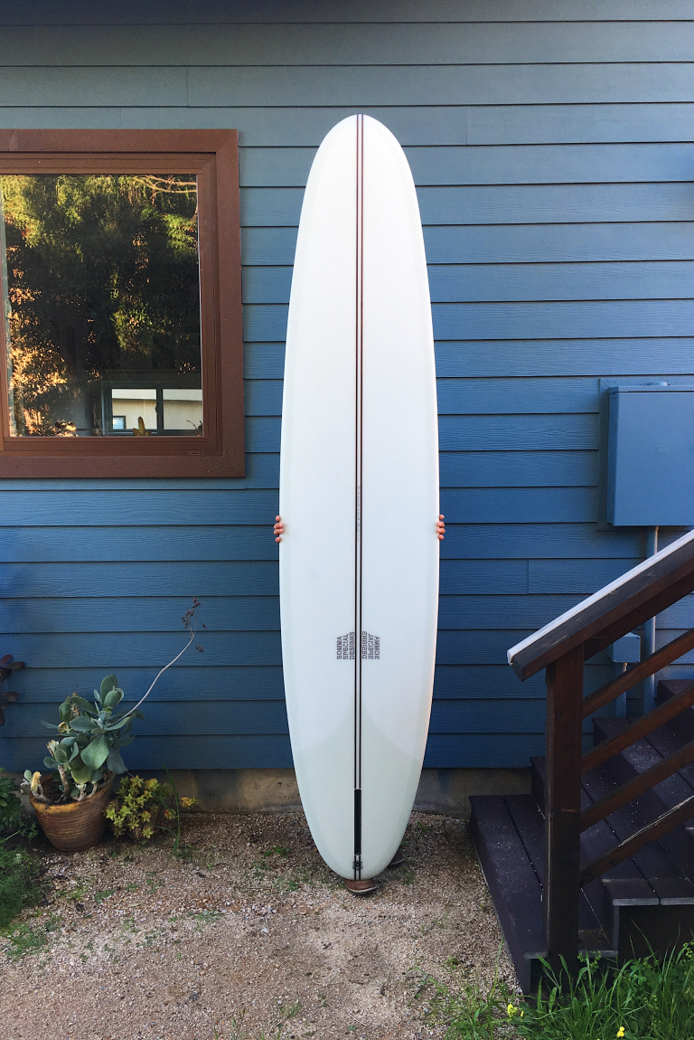 Cochon custom hand shaped longboard surfboard by shaper Shea Somma from Central California